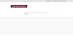 Desktop Screenshot of dubinmarketresearch.com